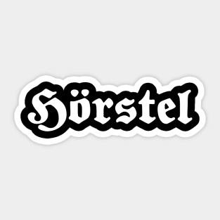 Hörstel written with gothic font Sticker